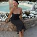 Women's Clothing Solid Color New Sexy Tube Top Sleeveless Long Slim Fit Big Wave Skirt Dress_ecoleips.com