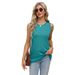 Aria Basics Aria Basics European And American Cross-border Foreign Trade 2025 Spring-summer New Style Women's Tank Top, Round Neck_ecoleips.com