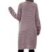 Women's Long Cardigan Sweater - Soft Knit Open Front Coat, Loose Fit V-Neck, Pure Color Stitching, Casual & Elegant_ecoleips.com