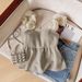 Women's Off-Shoulder Top Slim Fit Ruffled Hem Sleeveless Flattering European American Style Cross Border New Design_ecoleips.com