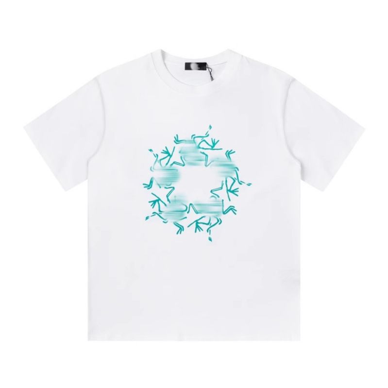 2026 Heavy Cotton Bird House Kaleidosce Print Short-sleeve T-shirt For Men And Women, Couple's Summer Loose High-end_ecoleips.com
