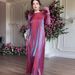 Women's Clothing Skirt New Static Glitter Glazed Satin Middle East Saudi Arabia Dubai Elegant Swing Dress_ecoleips.com