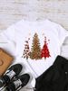 European And American Cross-border Foreign Trade Women's Clothing Christmas-themed Round-neck Printed Short-sleeve_ecoleips.com