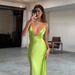 Summer New Style Sexy V Neck Lace Camisole Dress Cross Border European American Style 2025_ecoleips.com