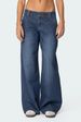 European And American Cross-border Blue Women's Jeans, Washed Casual Loose Wide-leg Long Striped Straight Pants,_ecoleips.com