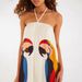 Summer Casual Loose Women's Dress Personalized Print Halter Neck Sleeveless Backless Long Dress For Vacation_ecoleips.com