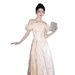 Champagne Colored Halter Neck Evening Gown Long Elegant Understated Luxury Women's Party Wear For Annual Meetings Emcees Birthday Parties Occasions_ecoleips.com
