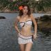 Women's Retro Polka Dot Thai Ins Style Three Piece Swimsuit Set Pure Alluring Beach Vacation High End Feel_ecoleips.com