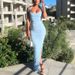 European And American Women's Sexy Halter Neck Irregular Skirt New Style Fashion Temperament Tight High Waist Backless Long Skirt_ecoleips.com