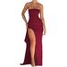 Women's Clothing Top Dress Fashionable Sexy Backless High Slit Long Skirt Summer_ecoleips.com