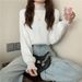2026 Autumn/Winter Korean-Style Base Layer Shirt Trendy, Stylish Design With A Semi-High Collar That Fits Well On Wome_ecoleips.com
