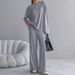 Modal Soft Sleeve Long Pants Pajamas Two-Piece Set European And American Summer New Cross-Border Skin-Friendly_ecoleips.com