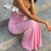 New Dresses 2025 Woman Fashion Summer One Shoulder Backless Slim Package Hip Sexy Elegant Skirt_ecoleips.com
