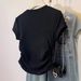 Women's Clothing Women's Slim Fit Short Sleeve T-Shirt With Bow Style Versatile Alluring Top For Formal & Casual For Women_ecoleips.com
