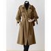 ng2510292 Spring And Autumn 2026 New Classic Turn-down Collar Waist-tied Belted In Khaki Color, Mid-length Trench Coat For Women_ecoleips.com
