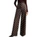 Cross-border European And American Fashion Retro Polka Dot Korean Style New Loose Wide-leg Long Casual High-waisted_ecoleips.com