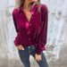 Verve New Velvet 2025 Long Sleeve Single-Breasted Versatile Loose Base Shirt For Women_ecoleips.com