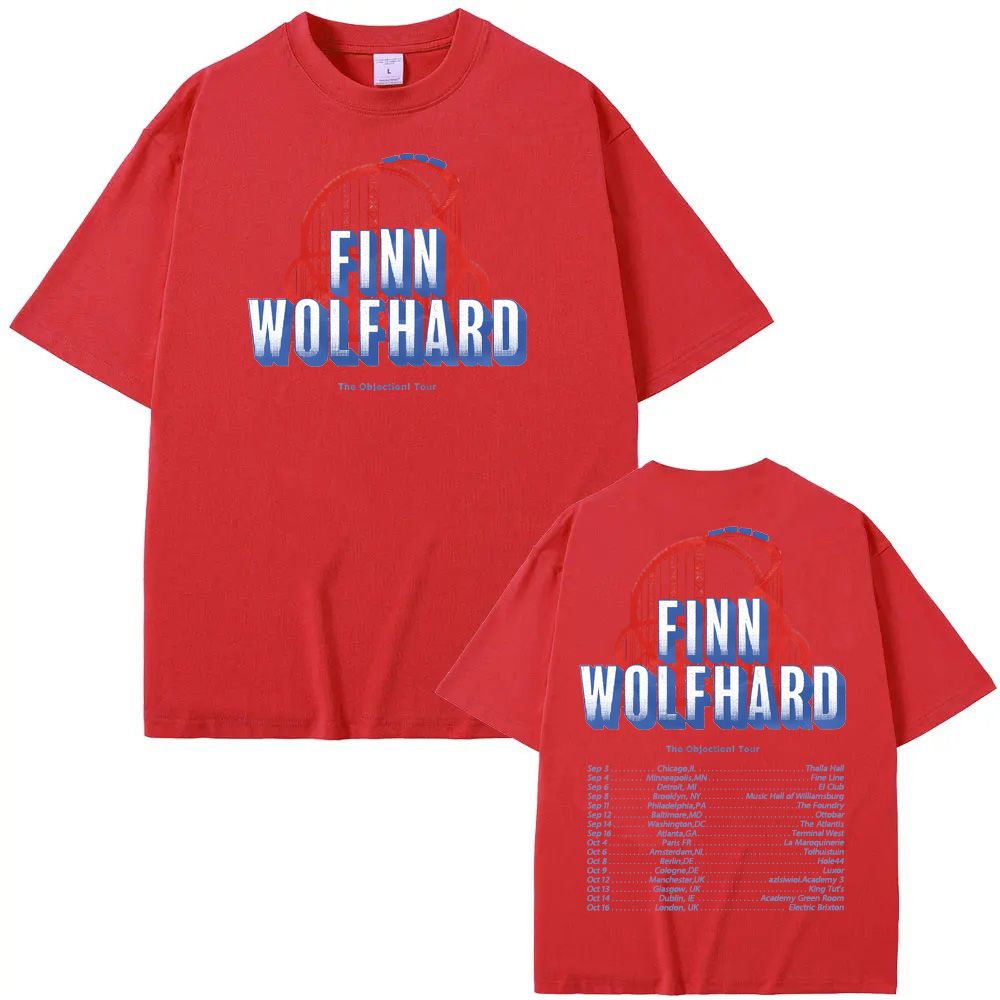 finn Wolfhard Tour2025 T Shirt High Quality Summer Tee-shirt RopaMujer Clothing Graphic Printing Casual Retro O-neck Tshirt_ecoleips.com