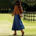 Women's Mid-Length A-Line Skirt Denim Bottoms Clothing High Waist Straight Fit Classic Blue Skirts for Women_ecoleips.com