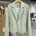 "Petite Black Blazer For Women – Spring/Fall Short Slim-Fit Suit Jacket, Office & Streetwear Essential"_ecoleips.com