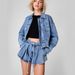 Women's Clothing Workwear Style Denim Jacket Women's High Waist Loose Slim Short Suit Women_ecoleips.com