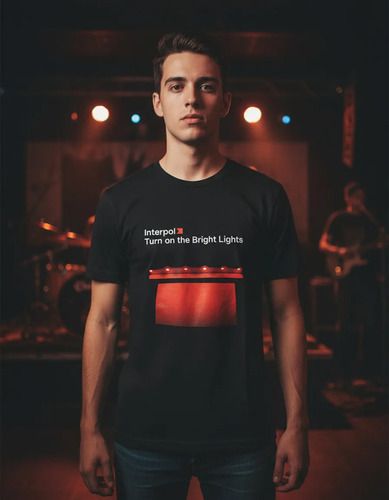 Women's T-Shirts Tshirt Muscle Freaks Interpol Lights Red Music Style_ecoleips.com