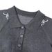 Women's Clothing Muslim Solid Color Knitted Sweater Fashionable And Elegant Dress_ecoleips.com