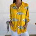 Women's Summer New Trendy Seven-Sleeve Animal Pattern Print 3D Shirt_ecoleips.com