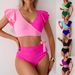 Women's Clothing New Bikini Split Swimsuit Women's High Waist Swimming Trunks Bikini Swimsuit_ecoleips.com