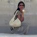 Elegant Sleeveless Striped Knit Print Top & Pants Set - Stylish Casual Outfit For Women_ecoleips.com
