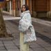 Women's Casual Fashion Zippered Cotton Padded Jacket Warm Printed Outerwear For Spring/Autumn Versatile Street Style_ecoleips.com