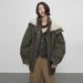 girl 2025 Winter New Korean Style Retro Casual Large Lapel Mid-Length Parka Warm White Duck Down Jacket For Women_ecoleips.com