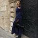 2025 Autumn New Fashion Sexy Off-Shoulder Waist-Cinching Slit Long Sleeve Dress For Women Wholesale_ecoleips.com