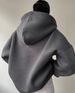 Aria Basics 2023 European And American Cross-Border New Fleece-Lined Hooded Printed Long-Sleeve Basic Versatile Sweatshirt_ecoleips.com