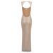 Women's Clothing Hot Diamond Sling Dress Evening Dress Annual Meeting Backless Long Dress Sexy Hip Skirt_ecoleips.com