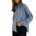 Verve 2025 Autumn Winter New Long Sleeve Cardigan Jacket Women Striped Shirt Women's Fashion_ecoleips.com