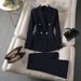 ZOEVA New Double-breasted Black Temperament Fashion Suit Slim-fitting High-end Professional Blazer Women_ecoleips.com