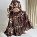 Women's Clothing Muslim New Woven Print Long Fashionable And Elegant Dress_ecoleips.com