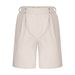 Women's Summer Cotton Linen Solid Color Loose Straight Leg Pocketed Fashionable Shorts_ecoleips.com