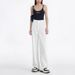 White Water-resistant Tencel Jeans For Women, 2025 Summer Casual, Age-reducing, High-waisted, Slimming, Straight-leg,_ecoleips.com