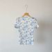 Women's Clothing Floral Mesh T-Shirt For Women Style Slim Fit Round Neck Short Sleeved Breathable Base Layer Top_ecoleips.com