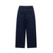 K Women's Fashion Casual Suit With Elegant Temperament, Waist Strap, Cinched Waist, Lapel, Denim Suit_ecoleips.com