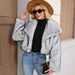 Faux Fur Coat For Women – Short Plush Jacket With Distressed Finish (S-Xxxl, White/Ivory/Yellow/Gray, Long Sleeve, Faux Fur Collarless Coat)_ecoleips.com
