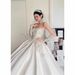Women's Clothing New Style Handmade Flowers High Quality Texture Heavy Luxury Tube Top Long Tail Puffy Skirt_ecoleips.com