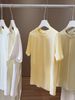 Soft Waxy Skin-friendly Simple Round Neck Front Shoulder Short-sleeved T-shirt Women's 2026 Thin Versatile Bottoming Shirt_ecoleips.com