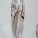 Voya Muslim Women's Fashion Patchwork Elegant Cardigan, High-end Quality Elegant Commuting With Multiple Colors To Choose From_ecoleips.com