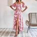 2025 Women's Sexy Irregular Long Camisole Floral Beach Dress_ecoleips.com