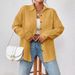 Women's Clothing Dropped Shoulder Bat Shirts Long Sleeved Shirts_ecoleips.com