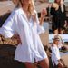 Women's Chiffon Beach Cover Up - Lightweight Sun Protection Kimono Cardigan, Bikini Swimsuit Wrap, Vacation Resort Wear_ecoleips.com