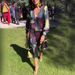 Women's Clothing Printed Contrast Color Deep V Long Sleeve Dress Women's Clothing_ecoleips.com